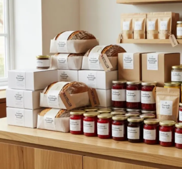 Arrangement of VOODIES LTD best-selling food items displayed together