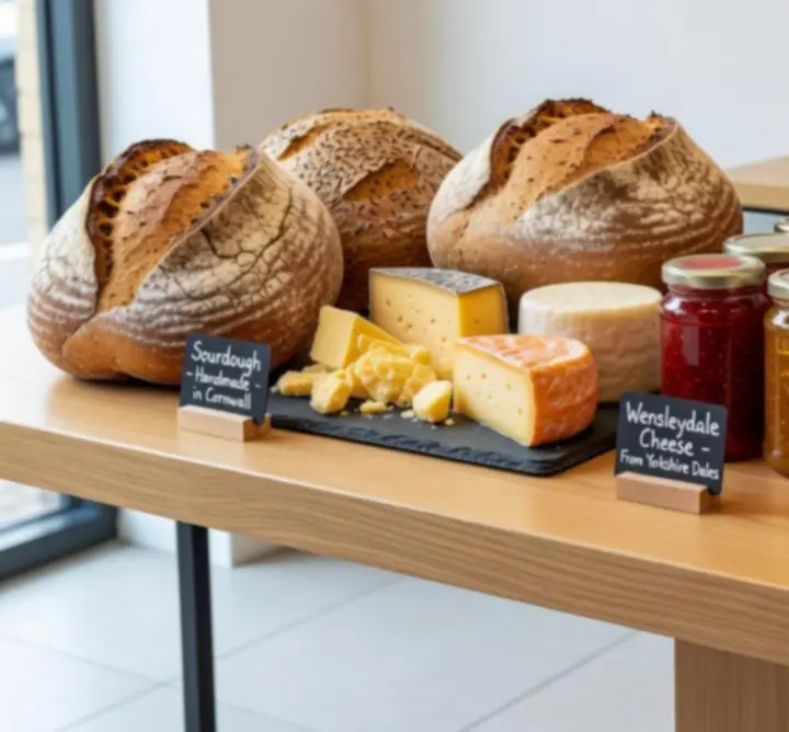 Selection of featured food items curated for UK customers