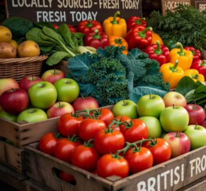 Fresh seasonal produce selection at VOODIES LTD in Hove