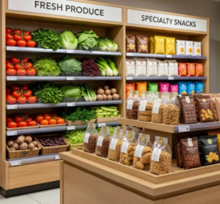 Curated food product categories from VOODIES LTD